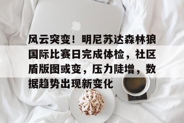 风云突变！明尼苏达森林狼国际比赛日完成体检，社区盾版图或变，压力陡增，数据趋势出现新变化